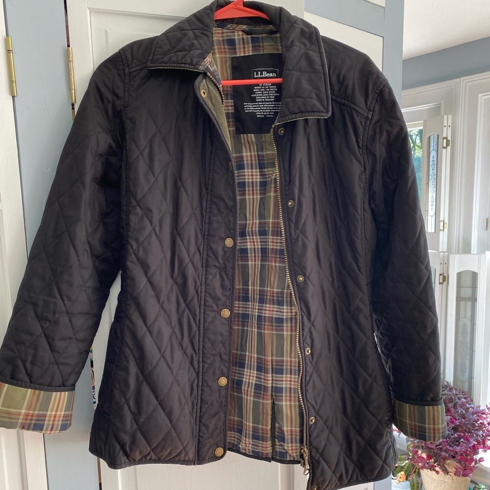 Like new LL Bean quilted coat